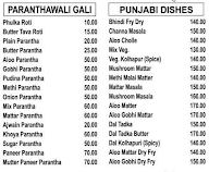 New Paratha House menu 2