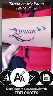 Tattoo Name On My Photo Editor Screenshot