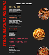 Turkish Chicken Company menu 2