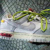 off-white x nike dunk low 50 of 50 white/metallic silver-butter