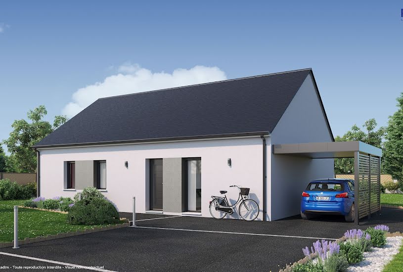  Vente Terrain + Maison - Terrain : 500m² - Maison : 90m² à Vigneux-de-Bretagne (44360) 