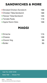 Chai Point menu 5