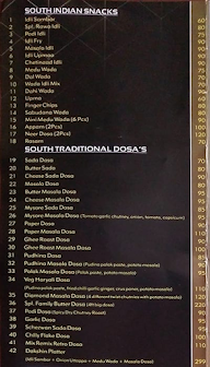 Uttar Dakshin Veg Treat menu 1