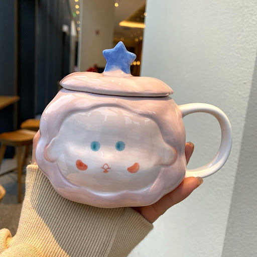 Title 9, Lovely Ceramic Family Couple Coffee Cup, perfec...