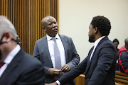 Julius Malema and Mbuyiseni Ndlozi during a previous appearance in the Randburg magistrate's court. File photo.