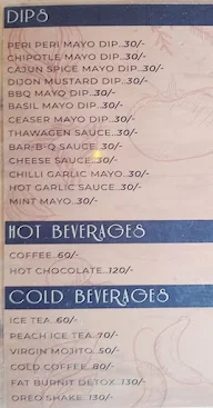 That 70's Cafe menu 2