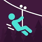 Cover Image of Télécharger Zipline Valley - Jeu de puzzle de physique 1.5.7 APK