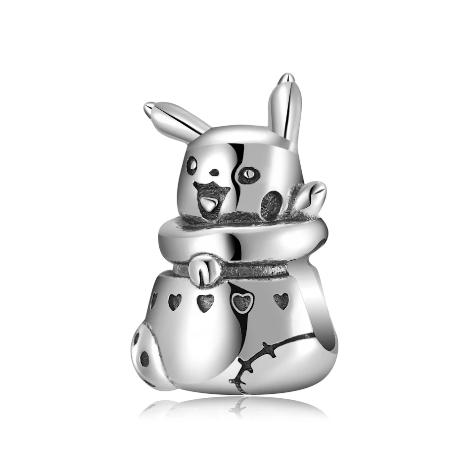 Bracelet/Collier de Perles en Argent Sterling S925 DIY Accessoires, Créez des bijoux personnalisés uniques avec ces perles en argent de qualité