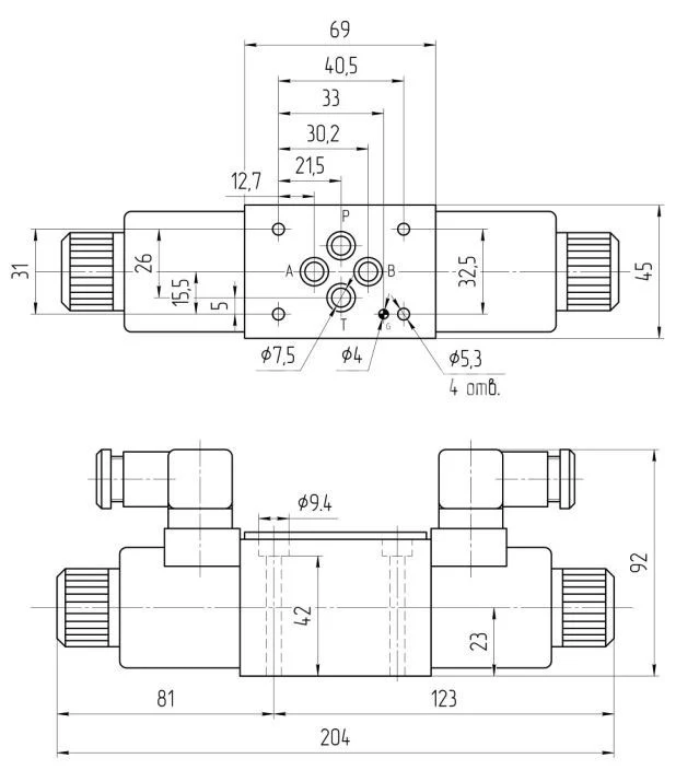 Title 2, Гидрораспределитель ВЕ 6.154 (FW 02-3C25)