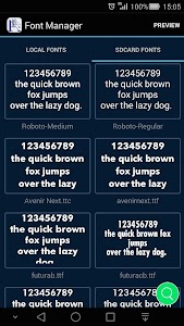 Font Manager screenshot 2