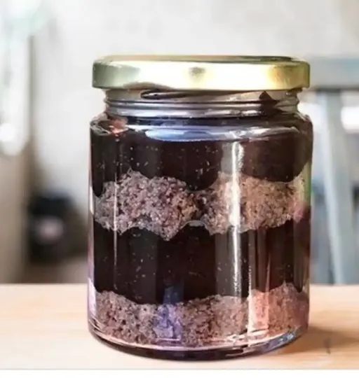 Chocolate Truffle Cake In Jar