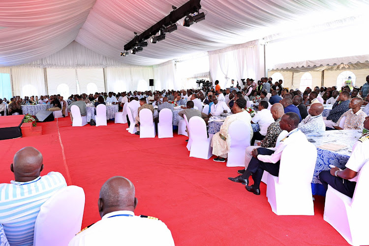 Attendees of the stakeholder meeting at the Kenya Ports Authority.