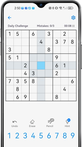 Screenshot Sudoku Puzzle - Brain Puzzle