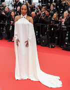 Naomi Ackie attends the red carpet during the Cannes film festival in Cannes, France. 