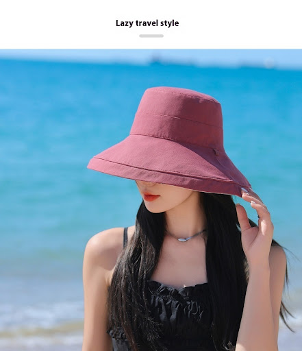 Title 2, Reversible Fisherman Hat Printed Big Brim Sun-p...