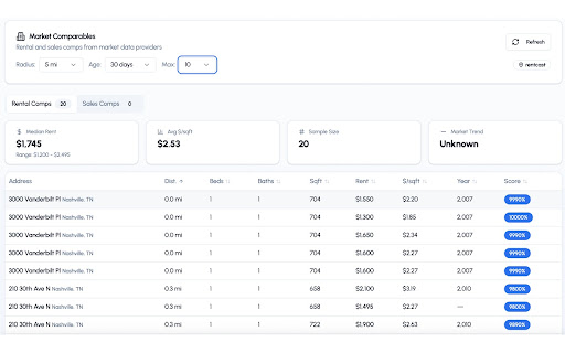 REDA Listing Capture screenshot 3