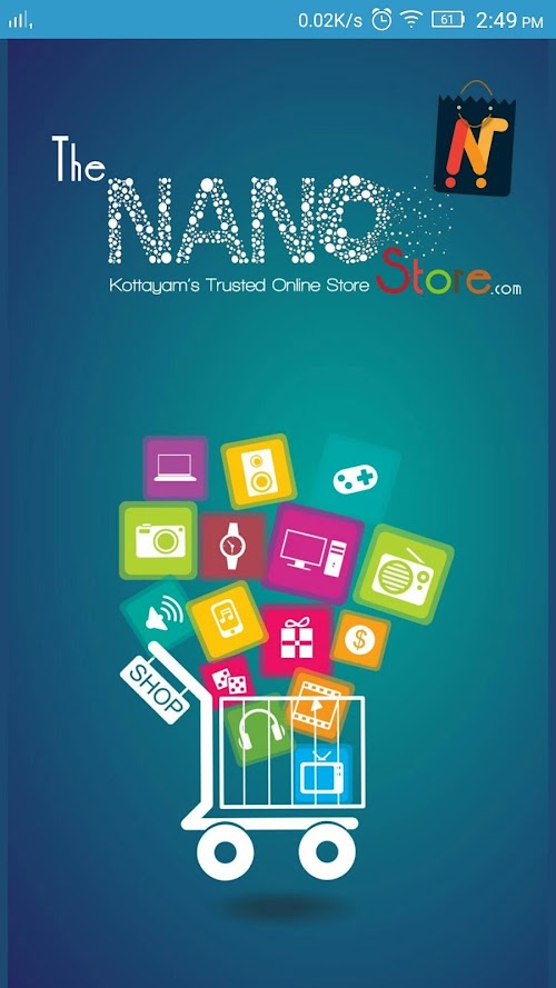Android application The NanoStore -Online Shopping screenshort