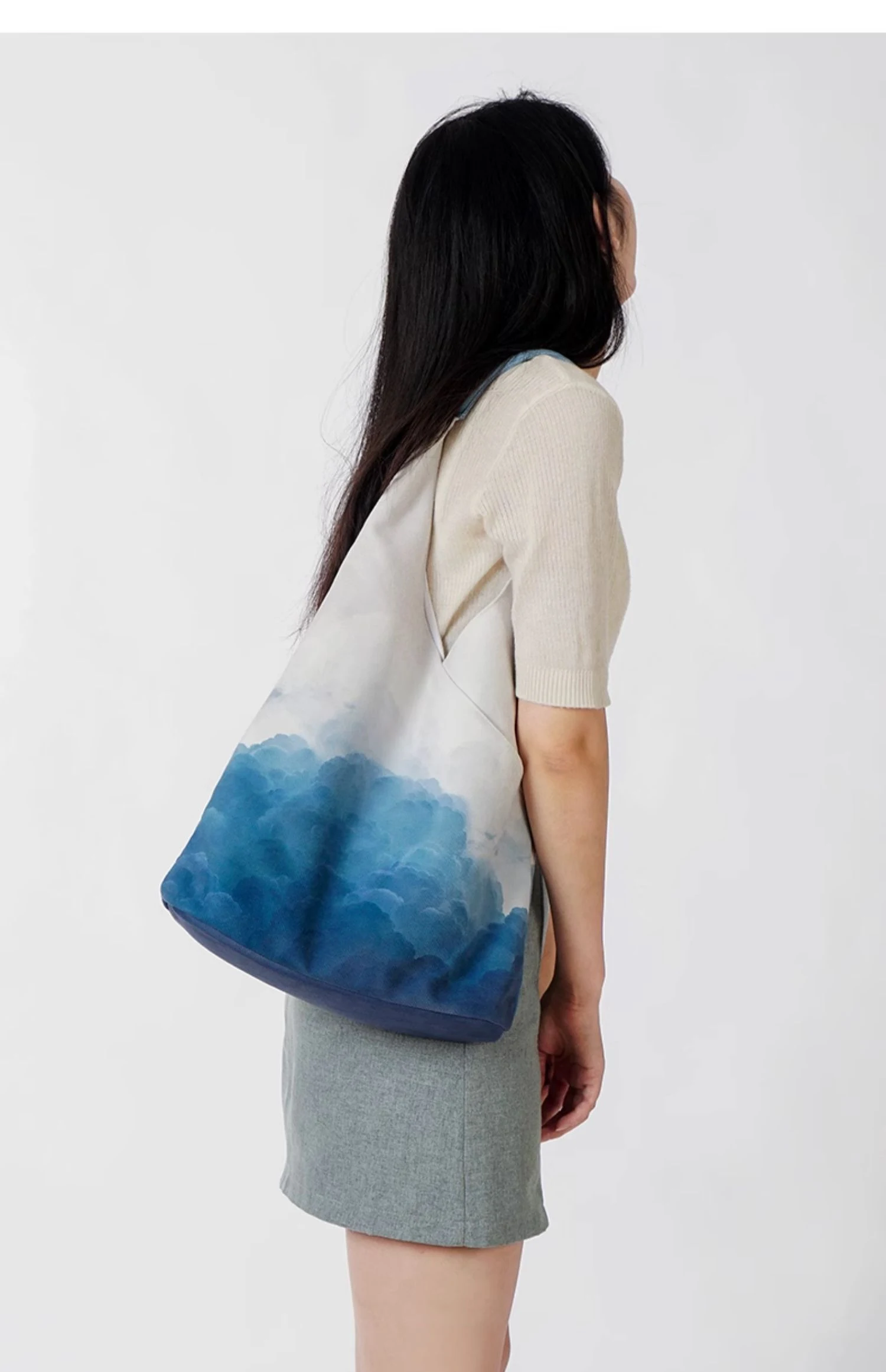 Title 7, Sac de toile artistique simple pour femme, gran...