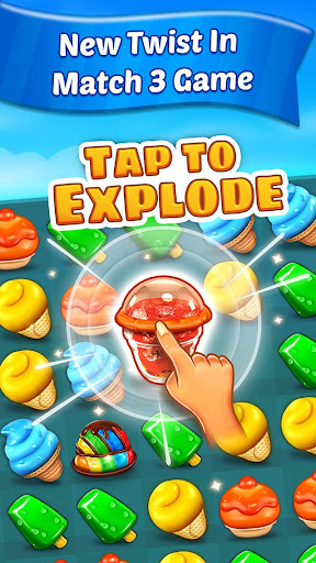 Ice Cream Paradise - Match 3 Puzzle Adventure