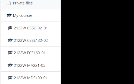 Moodle De-Clutterer