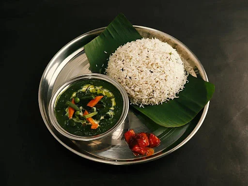 Palak Vegetable Rice Meal