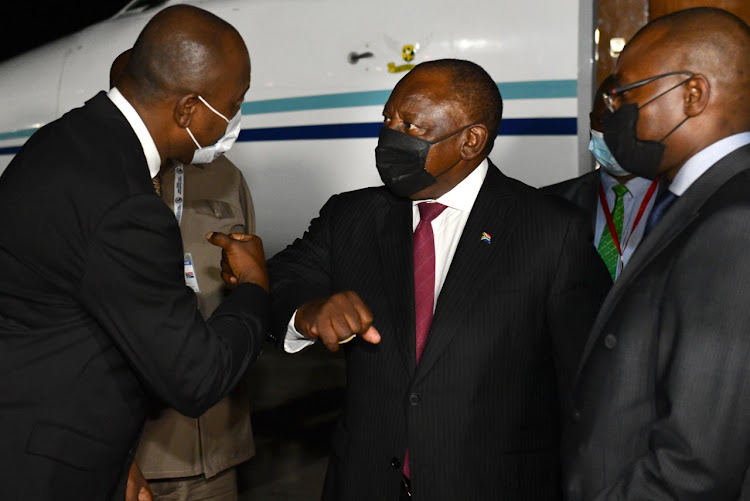 President Ramaphosa is in the DRC.