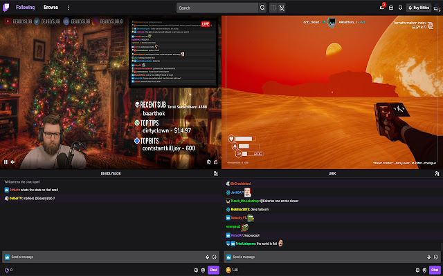 Twitch Multitasker chrome extension