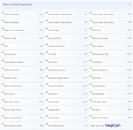 Patil Vegetarian menu 1