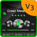 Green Metal PlayerPro theme Apk