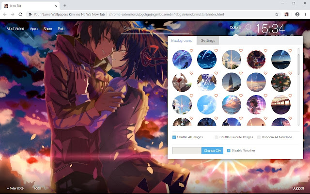 Your Name Wallpapers Hd Kimi No Na Wa New Tab Chrome Web Store