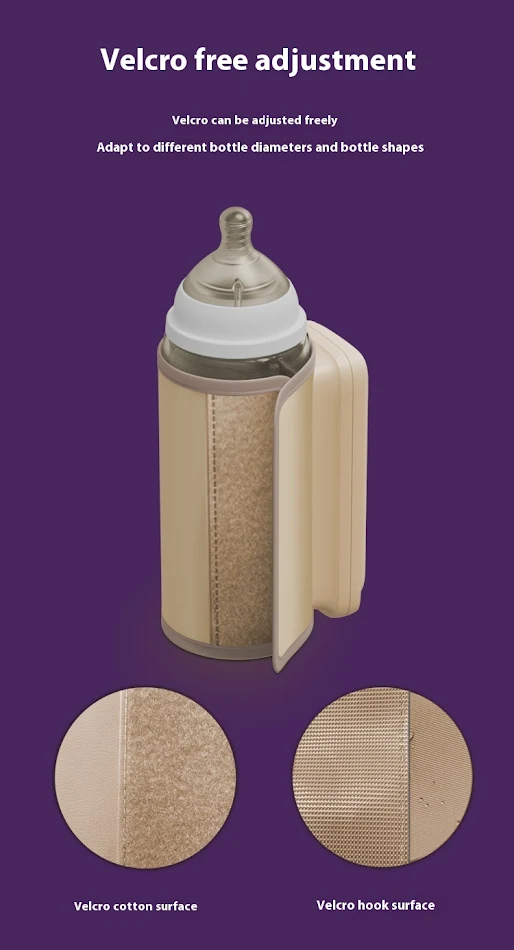 Scaldabiberon universale con custodia isolante, mantiene la temperatura costante del latte, pratico e portatile per bambini.