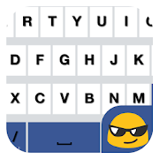 White Emoji Keyboard Emoticons  Icon