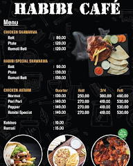 Habibi Cafe menu 1