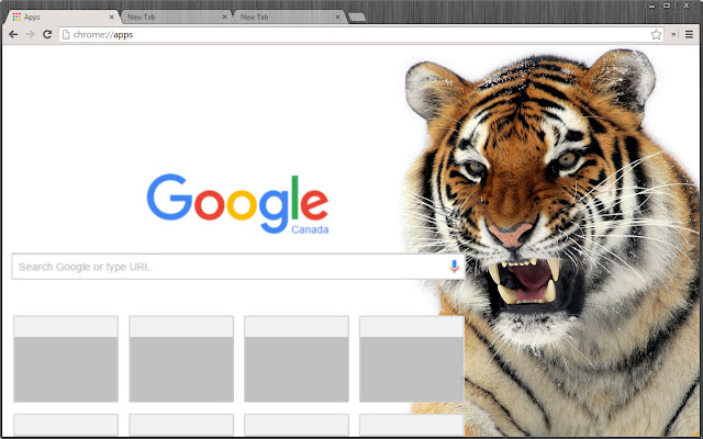 Tiger Theme chrome extension