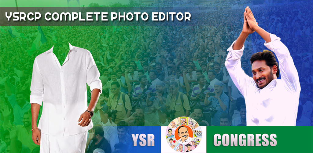 YSRCP Photo Frames & YSR Congress Party Flex Maker - Latest version for  Android - Download APK