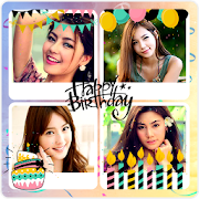 Happy Birthday Collage Maker Photo Editor Free  Icon