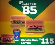 Subway menu 4