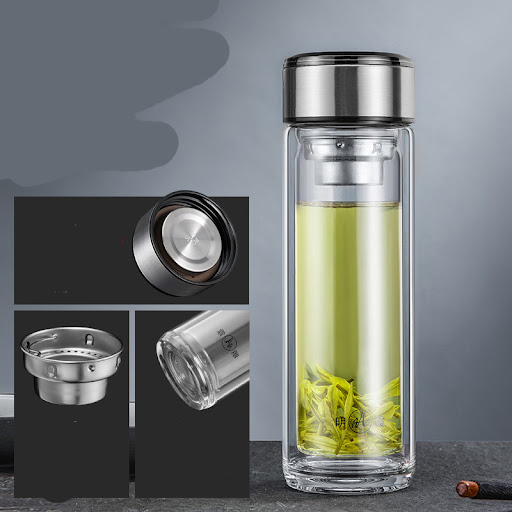 Title 9, Mingxia Double-Layer Glass Mens mug keeps your...