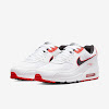 air max 90 white / max orange / black