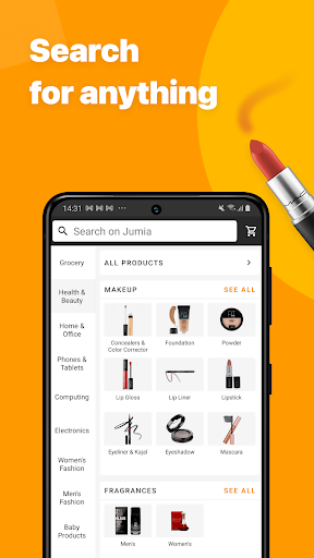 Screenshot JUMIA Online Shopping