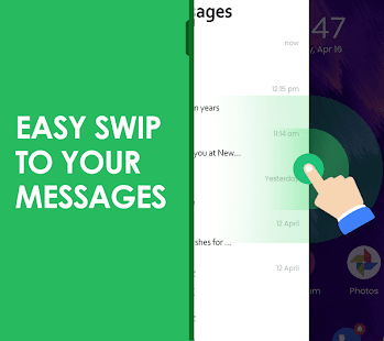 Schneller SMS-Launcher: Emoji, Chat anpassen Screenshot