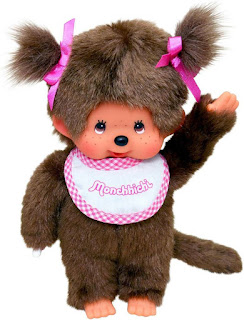 20 см девочка в слюнявчике Monchhichi за 1 790 руб.