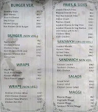 A's Boho Cafe menu 1