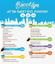 The Brooklyn Creamery - Healthy Ice Cream menu 1