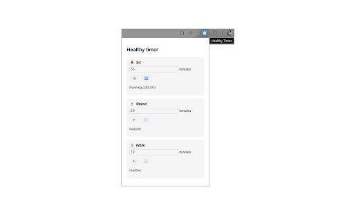 Healthy Timer screenshot 1
