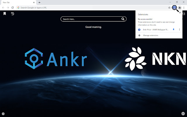 Ankr Price - ANKR Wallpaper New Tab