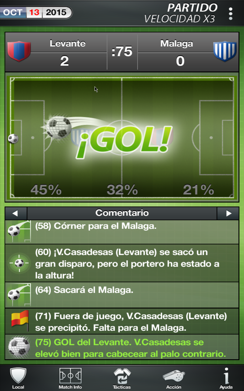 Android application Football Director 16 - Soccer screenshort