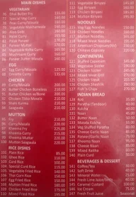 Pelican Pub menu 1