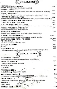 Vinayak Grand menu 1