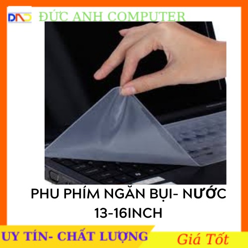 <Giá Sốc> Miếng Phủ Bàn Phím Silicon 13 - > 17 Inch (Chắn Bụi, Chống Nước Cho Latop). Bảo Vệ Tối Ưu Cho Laptop Của Bạn